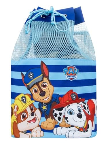Image of Paw Patrol Swim Bag | Boys Swimming Bag | Chase and Marshall Childrens Swim Backpack | One Size Blue