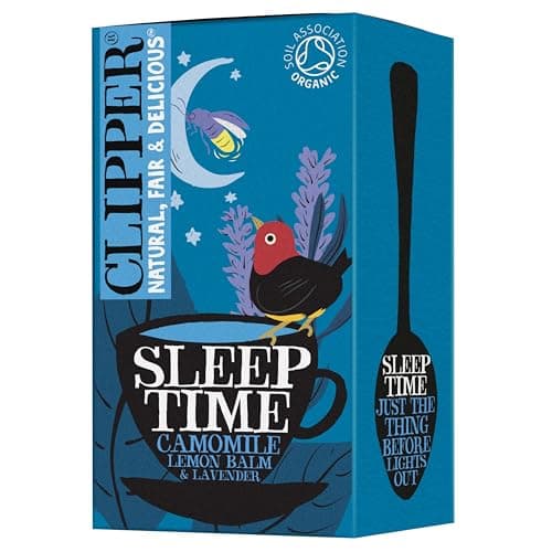 Image of Clipper Organic Infusion Snore and Peace Organic Chamomile, Lemon Balm and Lavender Enveloped 20 Teabags 30 g (Pack of 6)