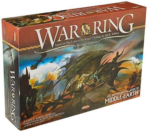 Image of Ares Games | War of the Ring 2nd Edition | Miniatures Board Game | Ages 14+ | 2-4 Players | 120+ Minutes Playing Time