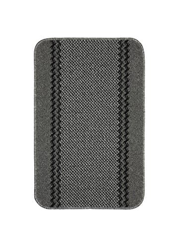 Image of Dandy Kilkis Washable Doormat, Kitchen Mat, 80 x 50cm - Charcoal Grey