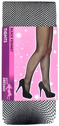 Image of HENBRANDT Adult Black Fishnet Fashion Tights Women’s Fancy Dress Costume Accessories for Halloween Costumes and Cosplay Net Tights for Women Fish Net Stockings Diamond Mesh Pantyhose
