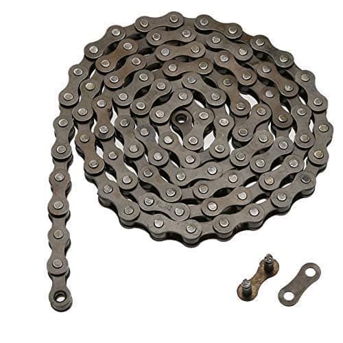 Image of 112 Links Single Speed Chain Cycle Non Gear Bicycle Chain 110 Links Pitch 1/2 (12.7mm), Width 1/8 (3.2mm)