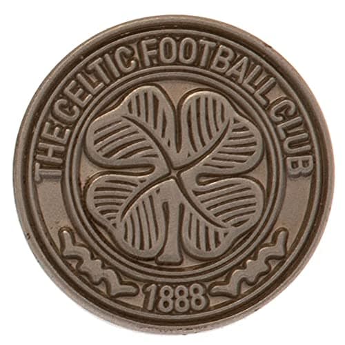 Image of Celtic FC Antique Silver Crest Badge (One Size) (Antique Silver)