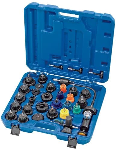 Image of Draper 23420 Expert Radiator and Cap Pressure Test Kit, 33 Pcs