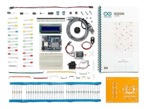 Image of Arduino Starter Kit R4 [K000007_R4] – Learn Electronics and Coding with the UNO R4 WiFi board, 13 Guided Projects in a Printed Book + Growing Resources Online, Official Certification Voucher