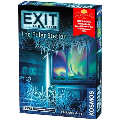 Image of Thames & Kosmos EXIT: The Polar Station | Escape Room Card Game | Mystery & Puzzle Game for Kids & Adults Age 12+ | 1–4 Players | Family Game Night | Fun Adventure Game | Perfect for Gifting