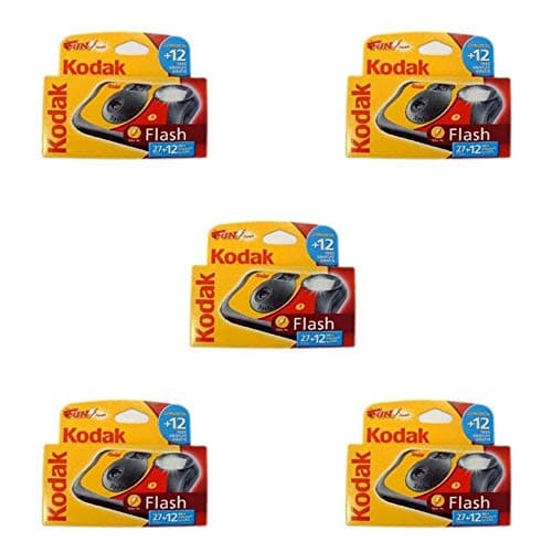 Image of Kodak Fun Flash Disposable Camera - 39 Exposures 5 Pack