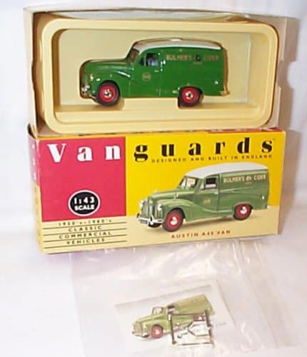 Image of corgi vanguards austin A40 bulmer's cider van 1.43 scale diecast model