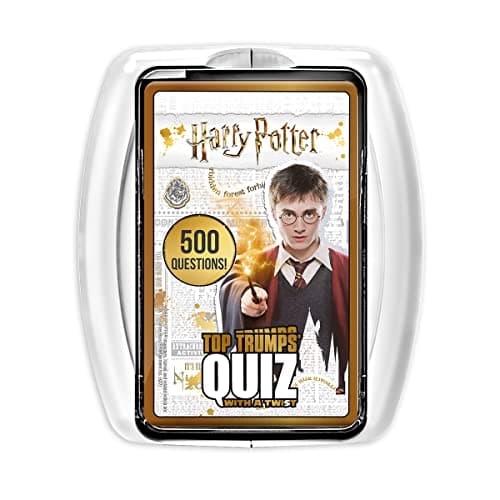 Image of Top Trumps Quiz Harry Potter Game, 500 Questions to Test Your Knowledge and Memory in The World of Hogwarts, Spells, Witches & Wizards and Lord Voldemort, Gift and Toy for Ages 8 Plus