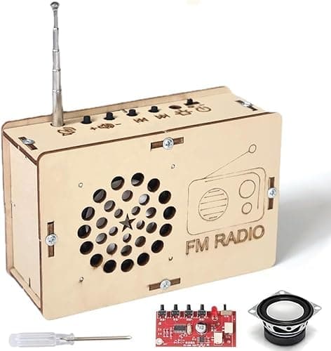Image of STEM Toys for Ages 6-8-13 Science Kits DIY Building Your Own Radio Crafts for Kids Stocking Stuffers Birthday Gifts for 9 11 12 14 15+ Year Old Boys Girls Teens Circuit Engineering Electronics Project
