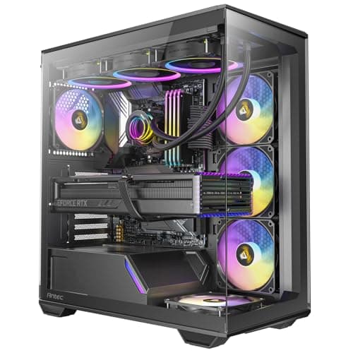 Image of Antec C3 ARGB Mid Tower Tempered Glass PC Gaming Case Black