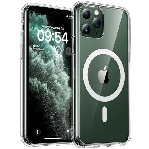 Image of TOCOL Magnetic for iPhone 11 Pro Max Case 6.5-Inch, Fit for MagSafe, [Never Yellowing] [14FT Military Grade Drop Tested] Anti-Scratch Military Shockproof Thin Slim Protection Cover (Clear)