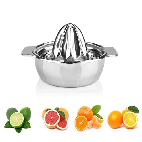 Image of Stainless Steel Lemon Squeezers, Manual Juicer Lime Citrus Orange Fruit Hand Press Squeezer