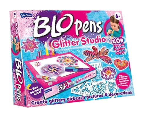 Image of John Adams | BLOPENS® Glitter Studio: Blow airbrush & add glitter effects | Arts & crafts | Ages 6+