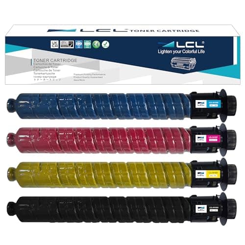 Image of LCL Compatible Toner Cartridge 841925 841926 841927 841928 MP C2003 MP C2503 (4PK KCMY) Replacement for Ricoh Aficio MP C2003 MP C2503 MPC2003 MP C2503 MP C2004 MP C2504
