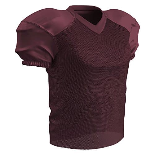 Image of Champro Time Out Polyester Practice Football Jersey Maroon