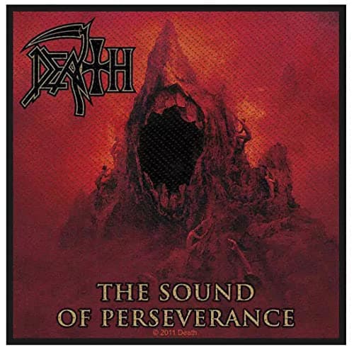 Image of AsenbluT F B Death - The Sound of Perserverance Sew-On Patch | Death Metal Patch, black, One Size
