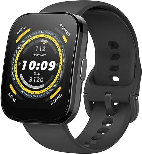 Image of Amazfit Bip 5 Smart Watch, 46mm, Bluetooth Calling, Alexa Built-in, GPS Tracking, 10-day Long Battery Life, Health Fitness Tracker With Heart Rate, Blood Oxygen Monitoring - Black