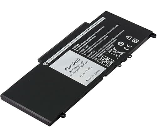 Image of 51Wh 7.4V Laptop Battery Compatible for Dell 0R9XM9 0WYJC2 451-BBLN 8V5GX F5WW5 G5M10 HK60W VMKXM WYJC2 Latitude 3150 3160 Latitude E5450 E5550