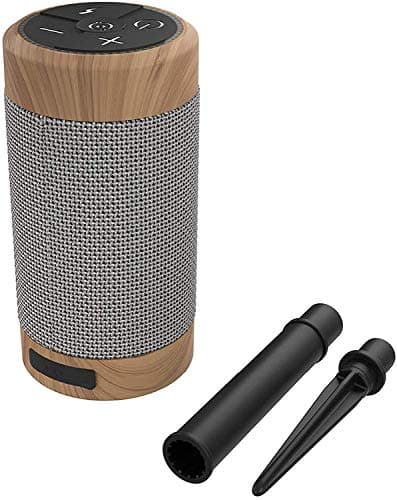 Image of KitSound Diggit 55 Portable Bluetooth Speaker - Brown