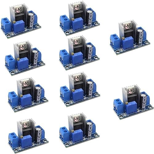 Image of LM317 DC-DC Converter Buck Step Down Circuit Board Module Linear Regulator LM317 Adjustable Voltage Regulator Power Supply 10PCS