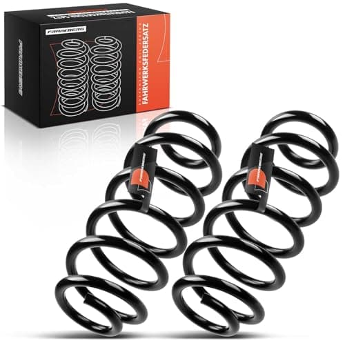 Image of Frankberg 2x Coil Spring Front axle Compatible with A6 4F2 C6 2004-2011 A6 Avant 4F5 C6 2005-2011 Replace# 4F0411105BE