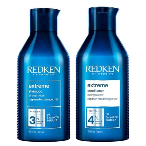 Image of Redken Extreme Shampoo and Conditioner, For Damaged Hair, Repairs Strength & Adds Flexibility