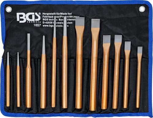 Image of BGS 1657 | Pin Punch / Chisel / Centre Punch Set | 12 pcs.