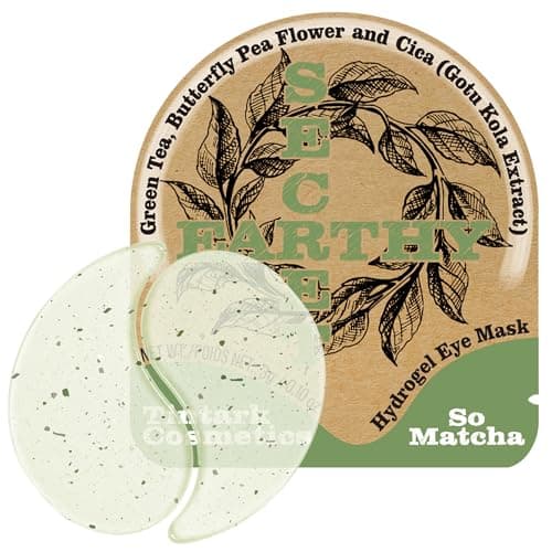 Image of Matcha Hydrogel Under Eye Patches 28 Pairs Antioxidant Green Tea Eye Mask for Puffy Eyes and Dark Circles 5 Minute Cooling Hydration Under Eye Treatment Ophthalmologist Tested
