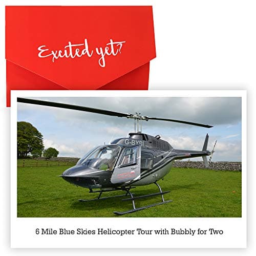Image of Red Letter Days Blue Skies 6 Mile Helicopter Tour with Bubbly Experience Gift for 2