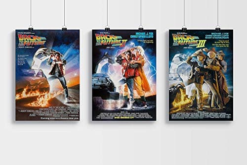 Image of RPW¨ Roystone Print Works Back To The Future Trilogy 1,2,3 A4 Poster Set