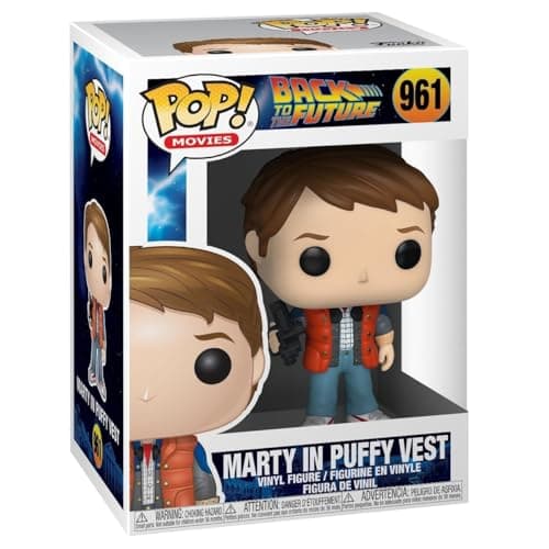 Image of Funko POP! Movies: BTTF - Marty McFly In Puffy Vest - Back to the Future - Collectable Vinyl Figure - Gift Idea - Official Merchandise - Toys for Kids & Adults - Movies Fans