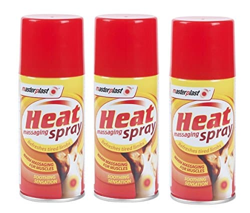 Image of 3 X 150ml Heat Massaging Spray Fast Relief Sports Sprains Injury Pains Deep Muscular