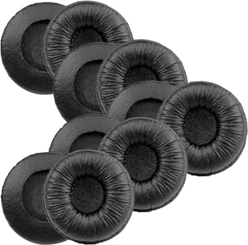 Image of Ear Cushions for Plantronics Headset Replacement 50mm Ear Pads Designed for Headphone Plantronics HW251N HW261N HW510 HW520 Blackwire C310 C320 3210 3220 3320 Jabra Pro 920 930 Biz 1500 2400(10 Pack)