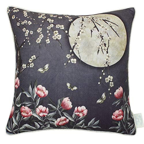 Image of Angel Strawbridge The Chateau Moonlight Cushion Midnight Blue