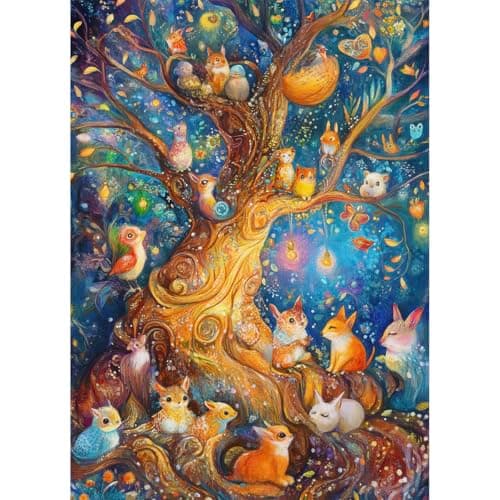 Image of HUADADA 1000 Piece Jigsaw Puzzles for Adults,Impossible Puzzle,Jigsaw Puzzles for Adults, Jigsaw Puzzle Game Birthday Gifts for Women and Man