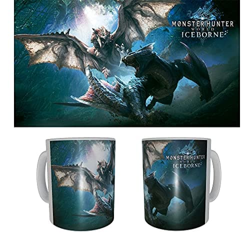 Image of Monster Hunter World Iceborne Rathalos & Nargacuga Mug Original & Licensed Collection Mug #4