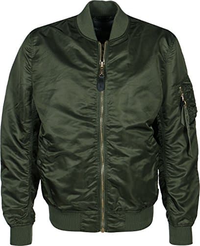 Image of Alpha Industries MA-1 VF LW Bomber Jacket for Men Dark Green