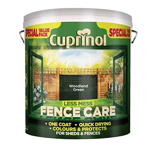 Image of Cuprinol Less Mess Fence Care 6L Woodland Green (448192)