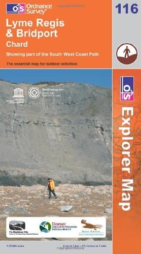 Image of Lyme Regis and Bridport (Explorer Maps): Chard. Showing part of the South West Coast Path (OS Explorer Map) by Ordnance Survey ( 2005 ) Paperback