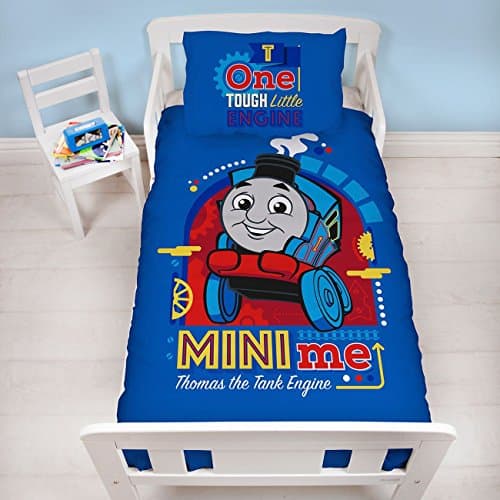 Image of Thomas The Tank Engine Children’s Cot Bed Duvet Junior Toddler Bedding Duvet Cover | Chase, Marshal and Rubble Design