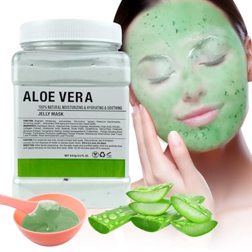 Image of Jelly Mask Powder for Facials, Hydrating & Moisturizing Jelly Face Mask SkinCare, Professional Spa Use Peel Off Face Mask Powder, Deep Hydration & Glow for All Skin Types 23 Fl Oz