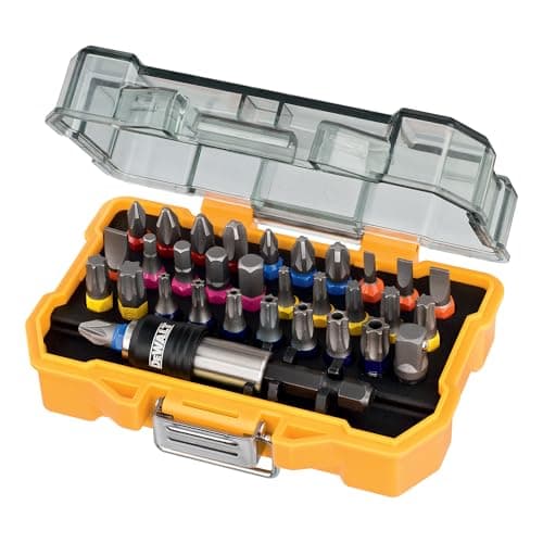 Image of DEWALT Extra Small Tough Case High Performance Screwdriving Set 25mm (32pc), DT7969-QZ