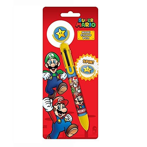 Image of Nintendo Super Mario Multicoloured Pen (Core Burst Design) - Official Merchandise