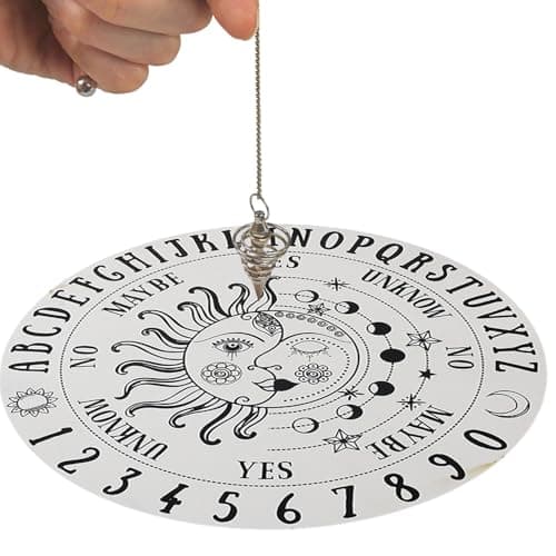 Image of Board for Divination - Board Dowsing Divination | for Wiccan Altar Supplies, Altar Tile, Reiki Energy