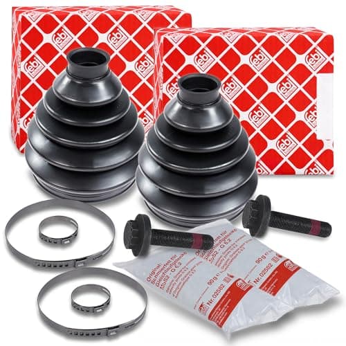 Image of febi bilstein 49070 CV Boot Kit with additional parts, pack of one
