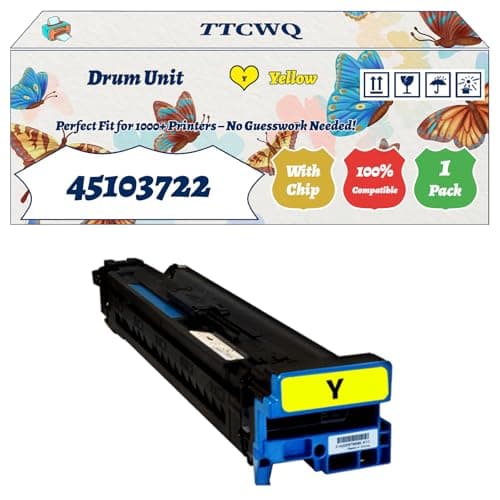 Image of Compatible for Okidata OKI 45103722 Drum Unit Work for Okidata OKI ES9431 ES9541 Pro 9431DMe Pro 9431dn Pro 9431 Ed Pro Printers (1 Pack Yellow)