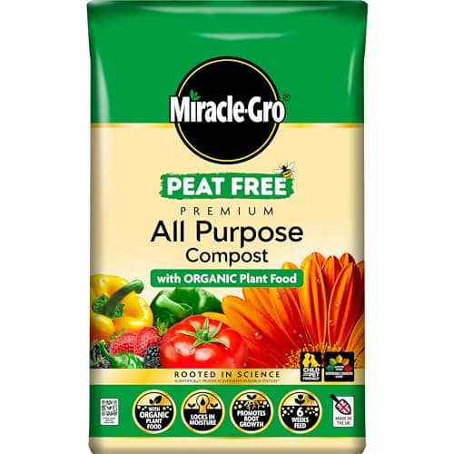 Image of Miracle-Gro PEAT FREE Premium All Purpose Compost with Organic Plant Food, 40 Litres