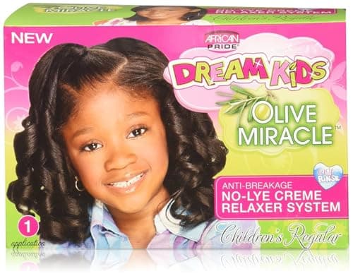Image of AFRICAN PRIDE Dream Kids Olive Miracle No-Lye Relaxer - Regular