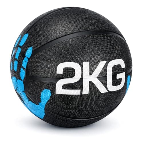 Image of YORKING Durable Rubber Medicine Ball for Fitness Training, Strength & Core Workout Ball for Home and Gym Use (2KG)